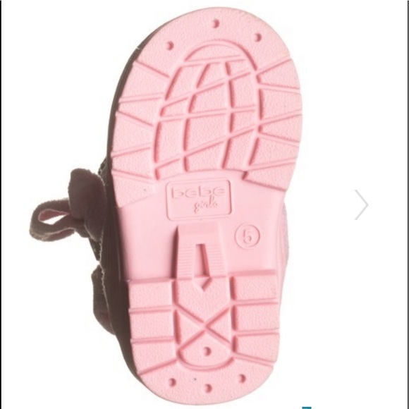 Bebe Glitter Toddler Boot with Bow - Picture 2 of 4